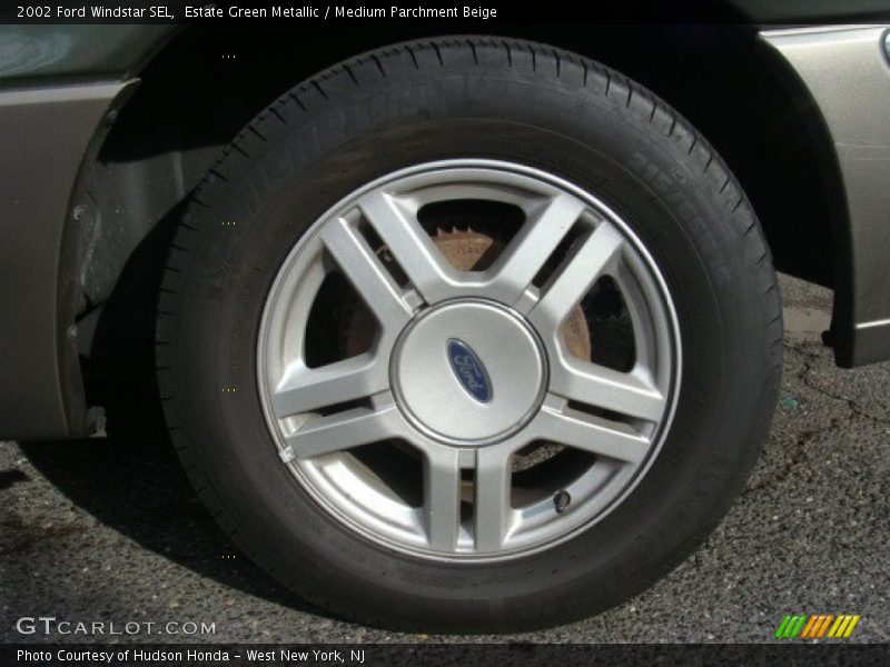 Estate Green Metallic / Medium Parchment Beige 2002 Ford Windstar SEL