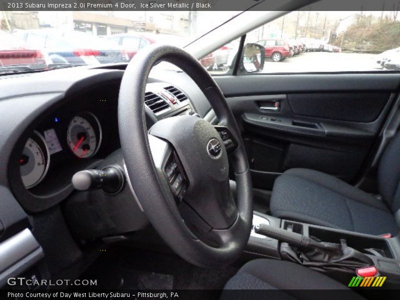 Ice Silver Metallic / Black 2013 Subaru Impreza 2.0i Premium 4 Door