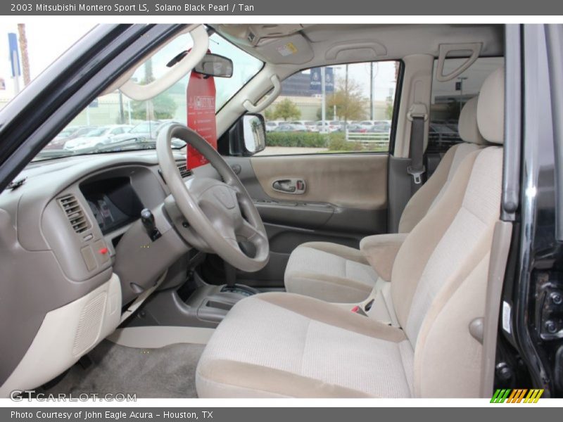  2003 Montero Sport LS Tan Interior