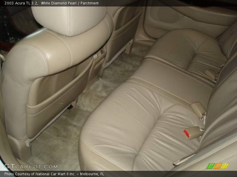 White Diamond Pearl / Parchment 2003 Acura TL 3.2
