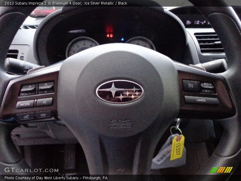 Ice Silver Metallic / Black 2013 Subaru Impreza 2.0i Premium 4 Door