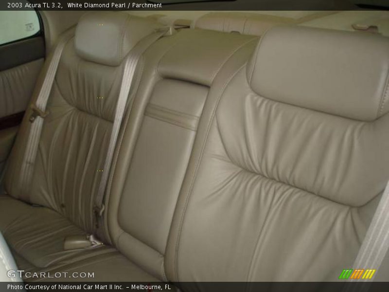 White Diamond Pearl / Parchment 2003 Acura TL 3.2