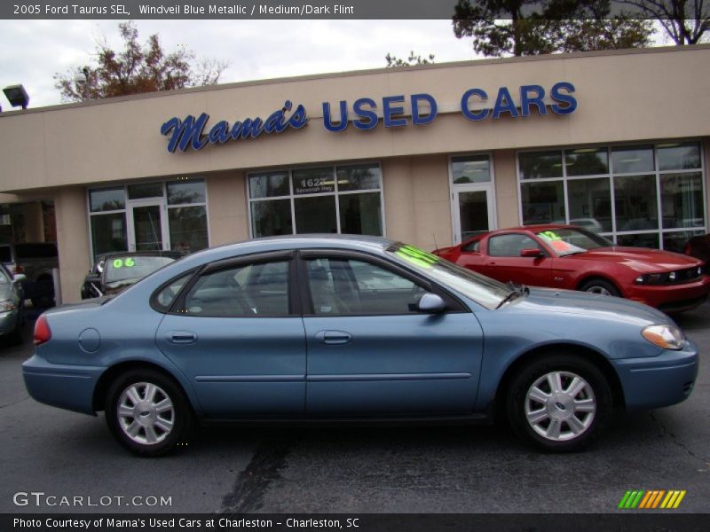 Windveil Blue Metallic / Medium/Dark Flint 2005 Ford Taurus SEL