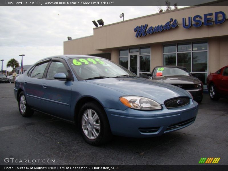 Windveil Blue Metallic / Medium/Dark Flint 2005 Ford Taurus SEL