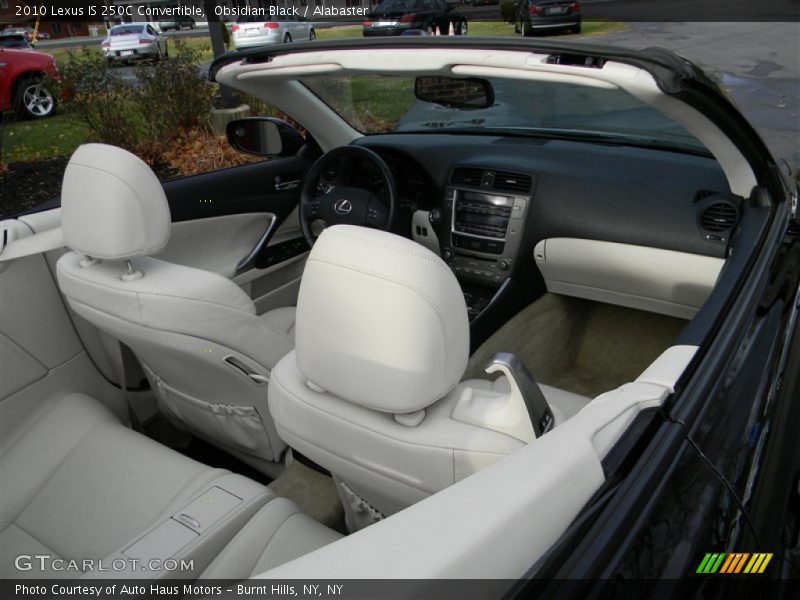Obsidian Black / Alabaster 2010 Lexus IS 250C Convertible