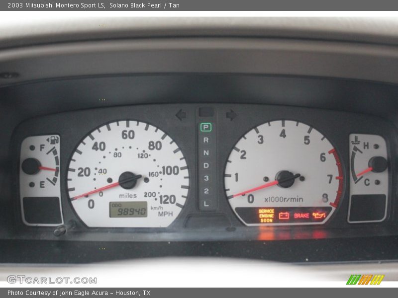  2003 Montero Sport LS LS Gauges