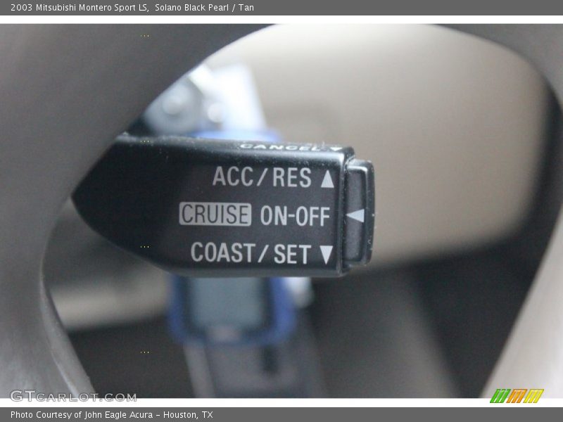 Solano Black Pearl / Tan 2003 Mitsubishi Montero Sport LS