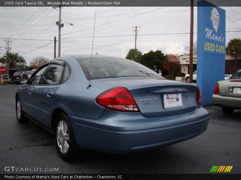 Windveil Blue Metallic / Medium/Dark Flint 2005 Ford Taurus SEL