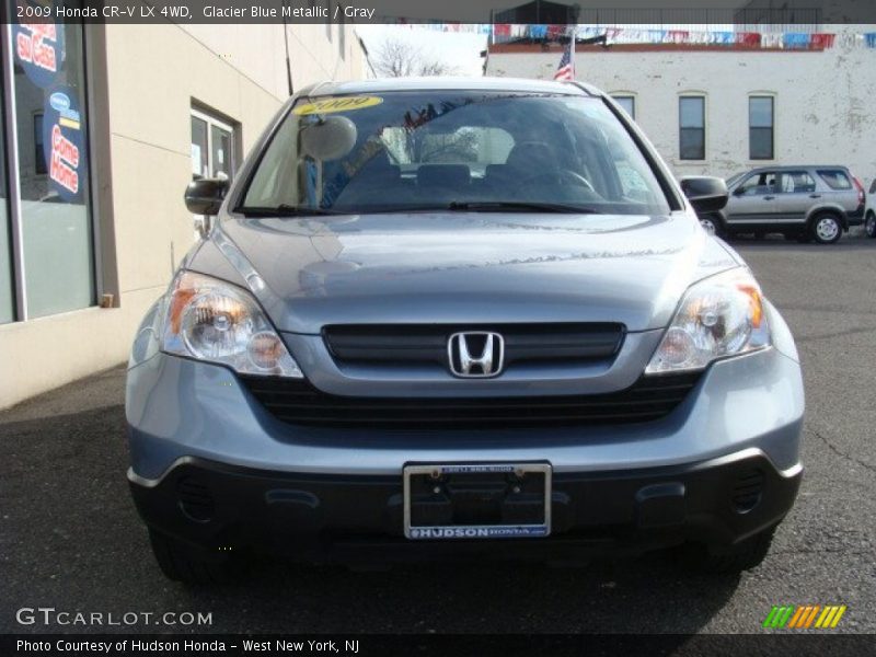 Glacier Blue Metallic / Gray 2009 Honda CR-V LX 4WD