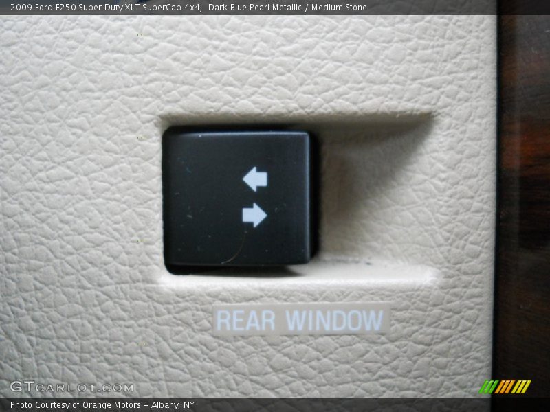 Dark Blue Pearl Metallic / Medium Stone 2009 Ford F250 Super Duty XLT SuperCab 4x4