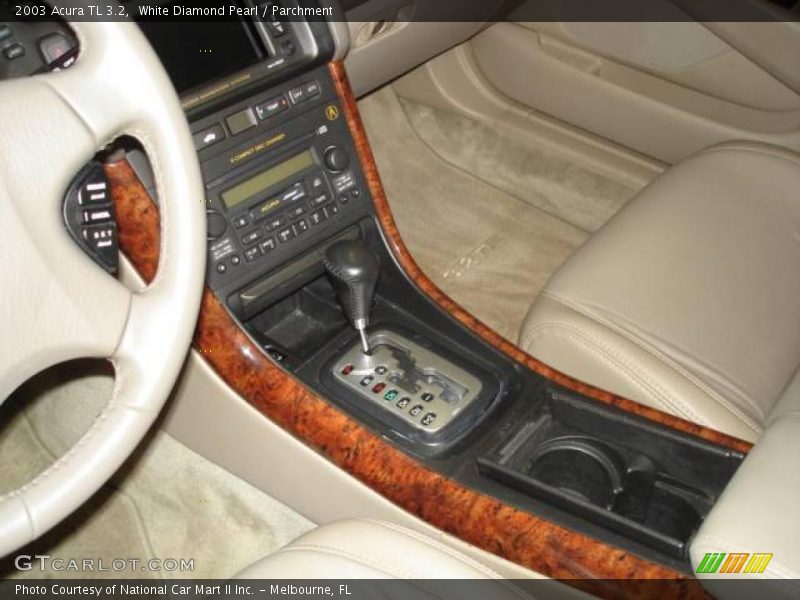 White Diamond Pearl / Parchment 2003 Acura TL 3.2