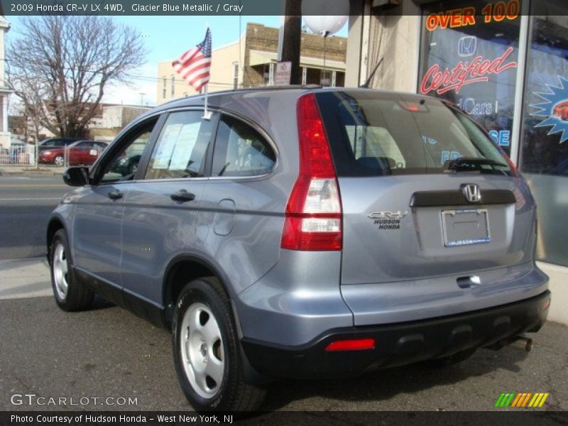 Glacier Blue Metallic / Gray 2009 Honda CR-V LX 4WD