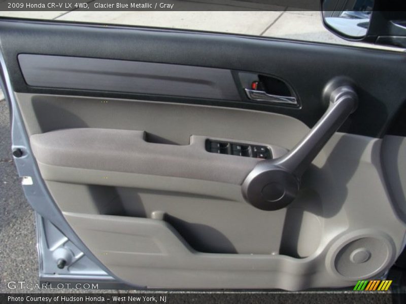 Glacier Blue Metallic / Gray 2009 Honda CR-V LX 4WD