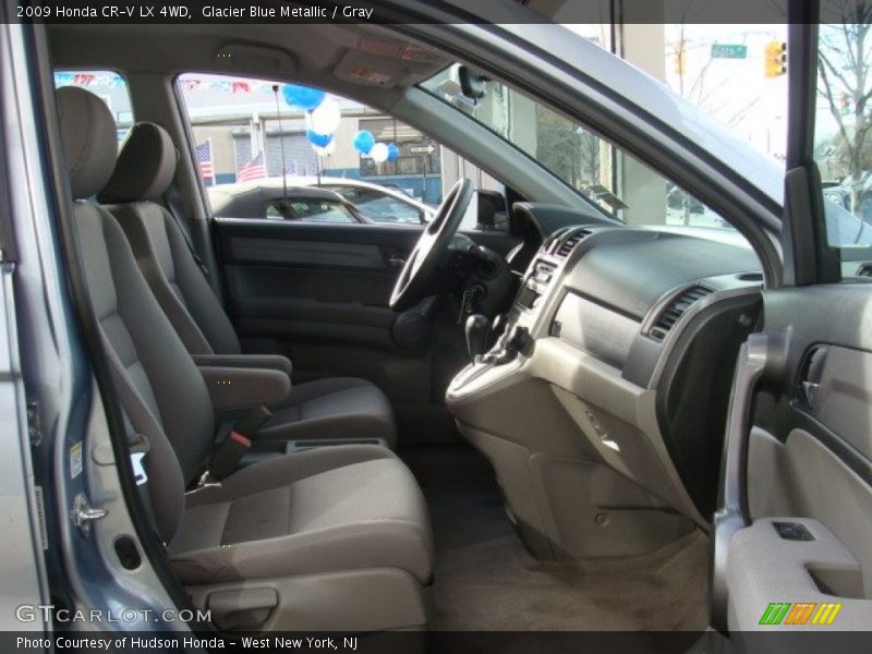 Glacier Blue Metallic / Gray 2009 Honda CR-V LX 4WD