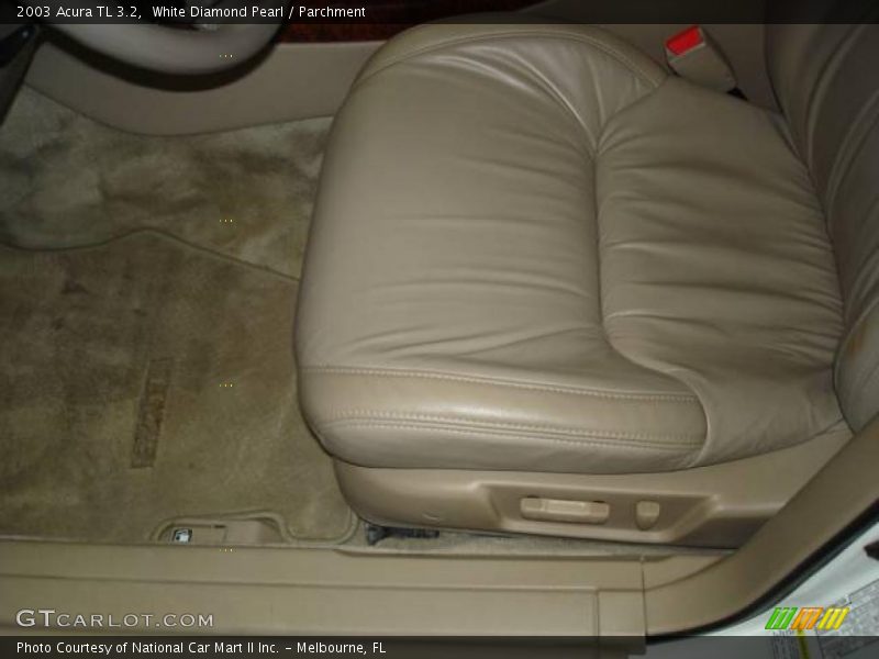 White Diamond Pearl / Parchment 2003 Acura TL 3.2