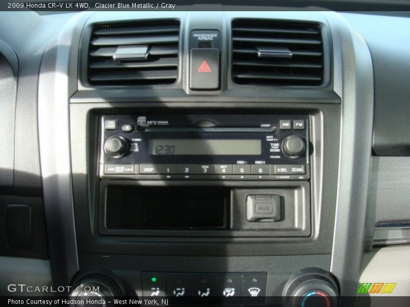 Glacier Blue Metallic / Gray 2009 Honda CR-V LX 4WD