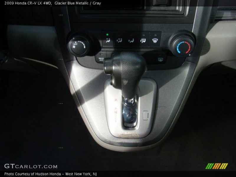 Glacier Blue Metallic / Gray 2009 Honda CR-V LX 4WD