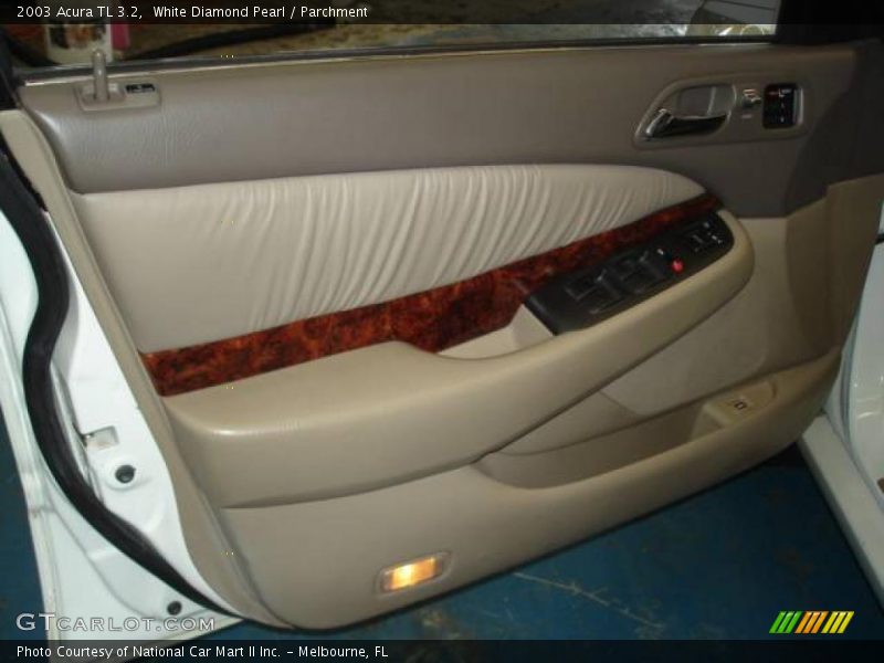 White Diamond Pearl / Parchment 2003 Acura TL 3.2