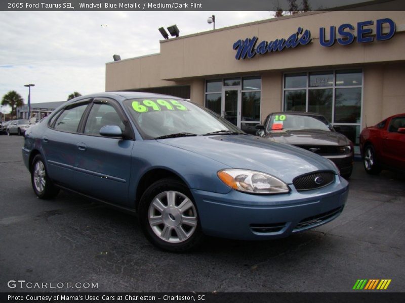 Windveil Blue Metallic / Medium/Dark Flint 2005 Ford Taurus SEL