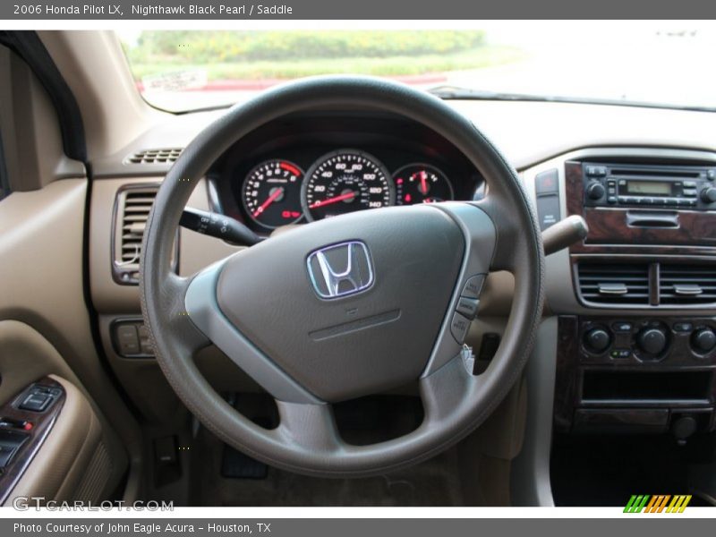 Nighthawk Black Pearl / Saddle 2006 Honda Pilot LX