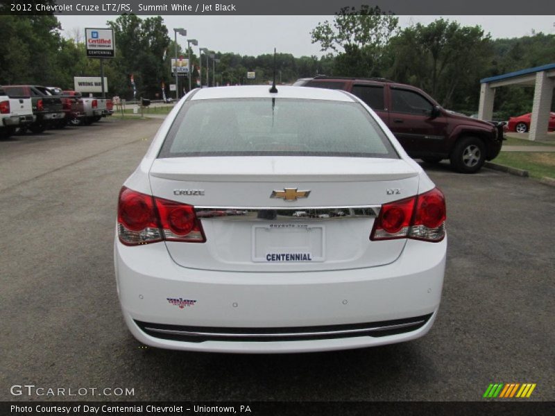 Summit White / Jet Black 2012 Chevrolet Cruze LTZ/RS