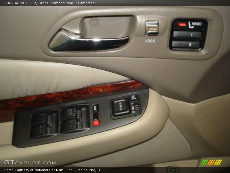 White Diamond Pearl / Parchment 2003 Acura TL 3.2