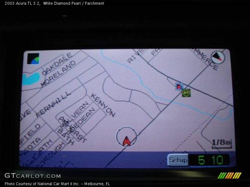 White Diamond Pearl / Parchment 2003 Acura TL 3.2