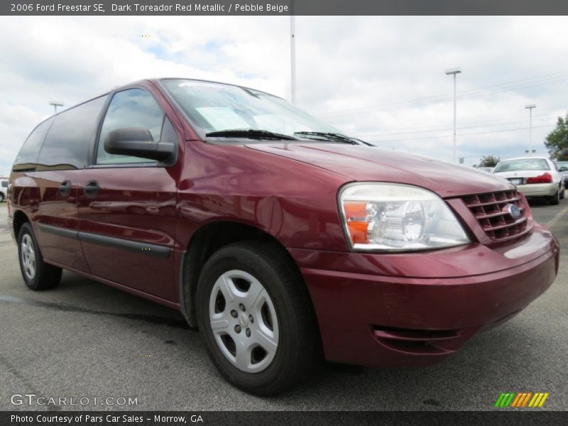 Dark Toreador Red Metallic / Pebble Beige 2006 Ford Freestar SE