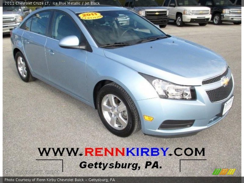 Ice Blue Metallic / Jet Black 2011 Chevrolet Cruze LT