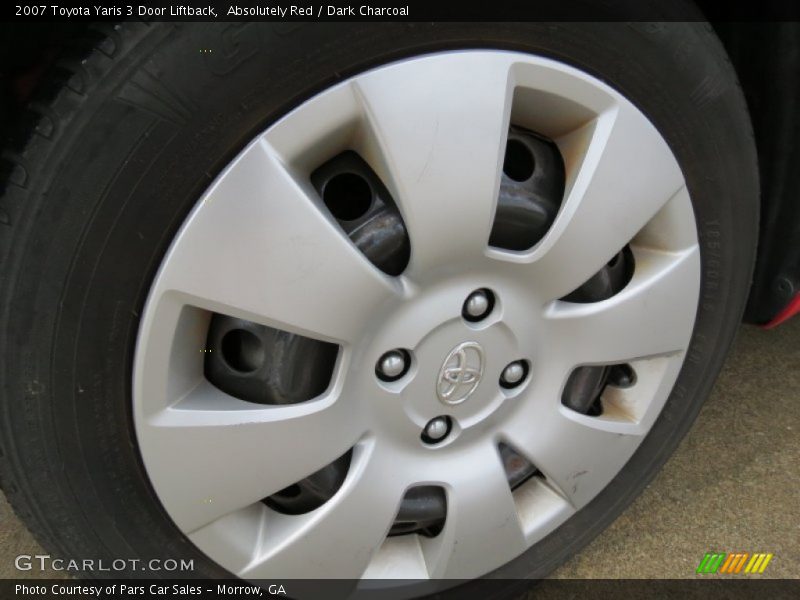 Absolutely Red / Dark Charcoal 2007 Toyota Yaris 3 Door Liftback