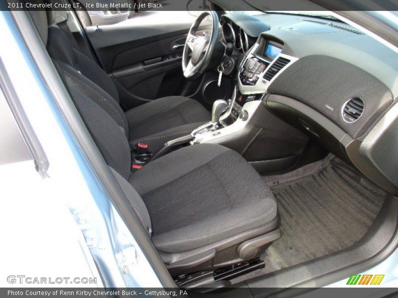 Ice Blue Metallic / Jet Black 2011 Chevrolet Cruze LT