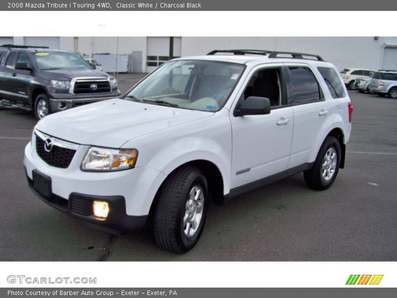 Classic White / Charcoal Black 2008 Mazda Tribute i Touring 4WD