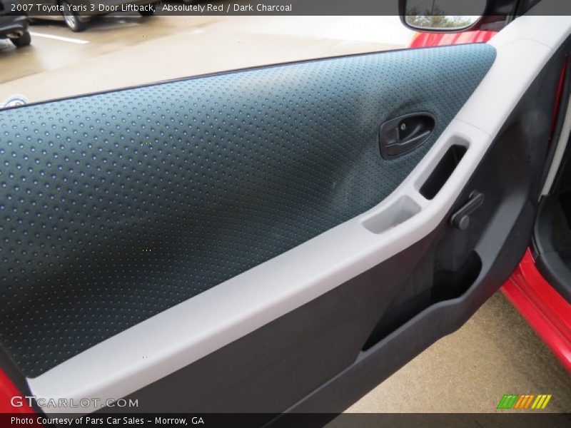 Absolutely Red / Dark Charcoal 2007 Toyota Yaris 3 Door Liftback
