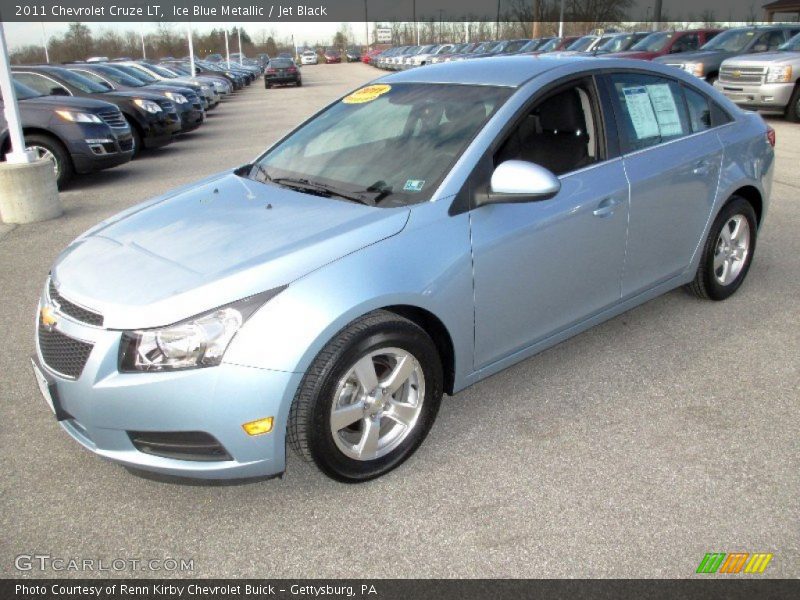 Ice Blue Metallic / Jet Black 2011 Chevrolet Cruze LT