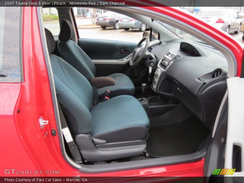 Absolutely Red / Dark Charcoal 2007 Toyota Yaris 3 Door Liftback