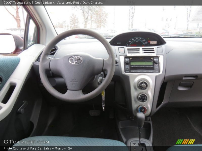 Absolutely Red / Dark Charcoal 2007 Toyota Yaris 3 Door Liftback