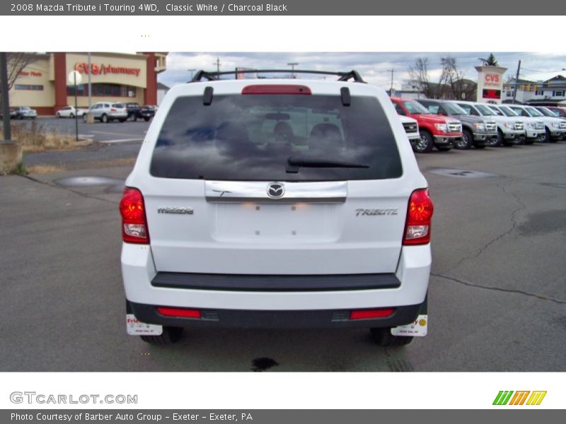 Classic White / Charcoal Black 2008 Mazda Tribute i Touring 4WD