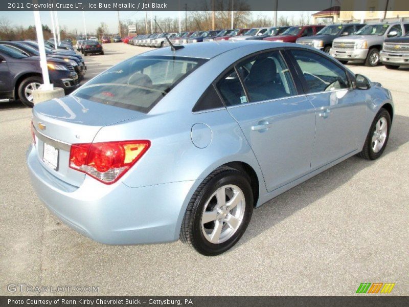 Ice Blue Metallic / Jet Black 2011 Chevrolet Cruze LT