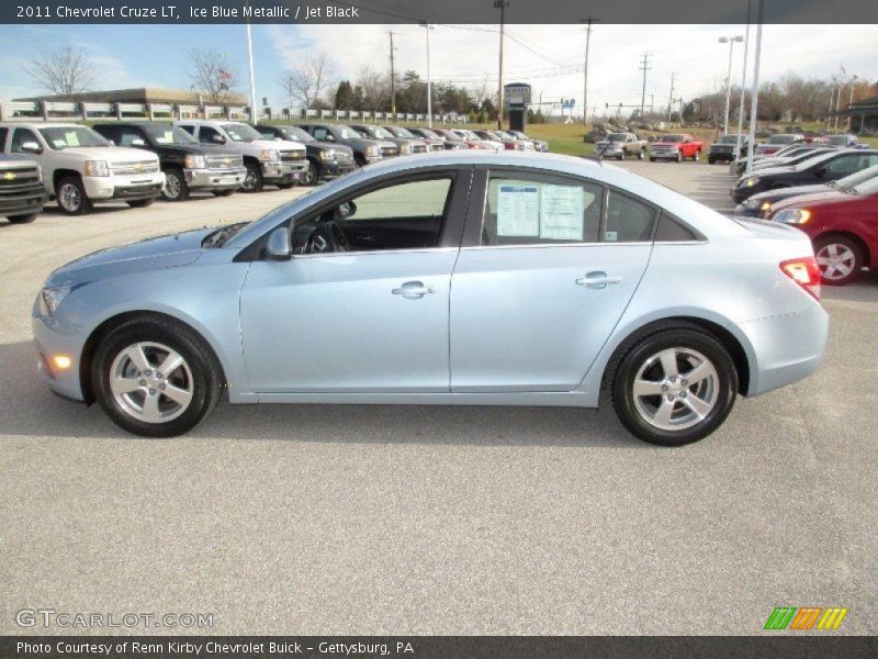Ice Blue Metallic / Jet Black 2011 Chevrolet Cruze LT