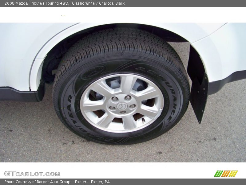 Classic White / Charcoal Black 2008 Mazda Tribute i Touring 4WD
