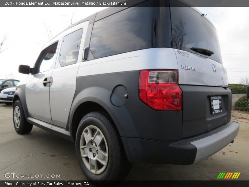 Alabaster Silver Metallic / Black/Titanium 2007 Honda Element LX