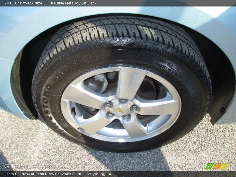 Ice Blue Metallic / Jet Black 2011 Chevrolet Cruze LT