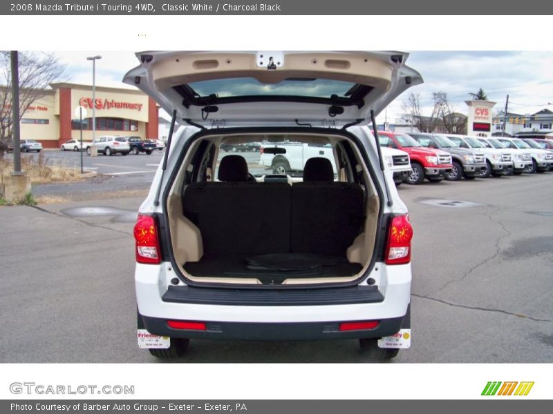 Classic White / Charcoal Black 2008 Mazda Tribute i Touring 4WD