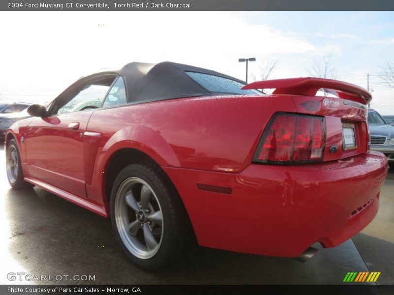 Torch Red / Dark Charcoal 2004 Ford Mustang GT Convertible