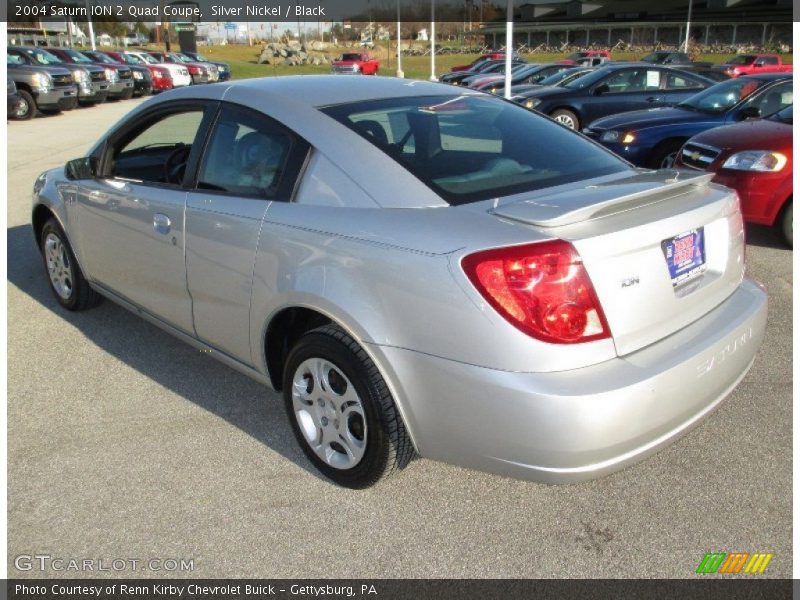 Silver Nickel / Black 2004 Saturn ION 2 Quad Coupe