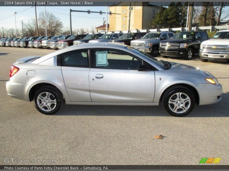 Silver Nickel / Black 2004 Saturn ION 2 Quad Coupe