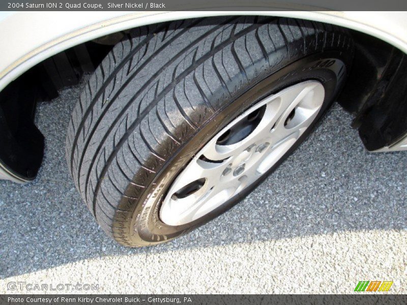 Silver Nickel / Black 2004 Saturn ION 2 Quad Coupe
