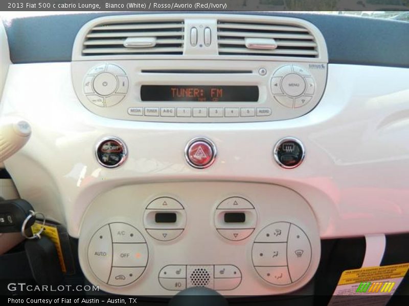 Controls of 2013 500 c cabrio Lounge