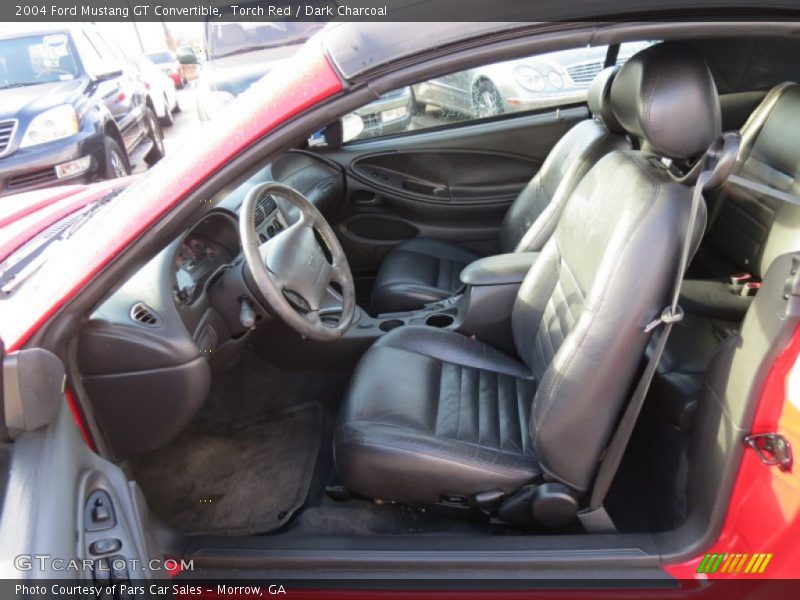 Front Seat of 2004 Mustang GT Convertible