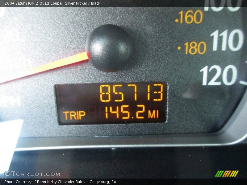 Silver Nickel / Black 2004 Saturn ION 2 Quad Coupe